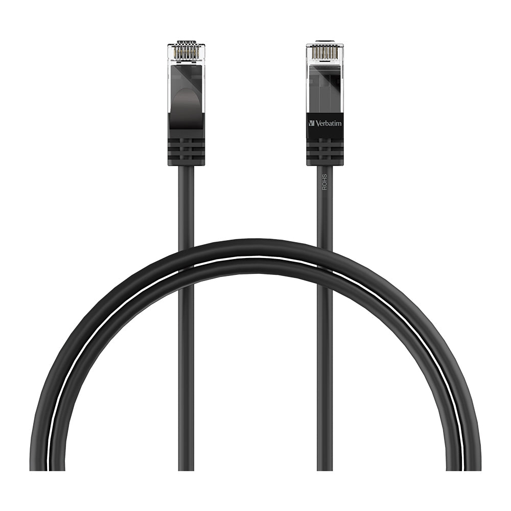 Verbatim CAT6 Ethernet Cable 1m - Black *Clearance* (LS) Verbatim CAT6 Ethernet Cable 1m - Black *Clearance* (LS)